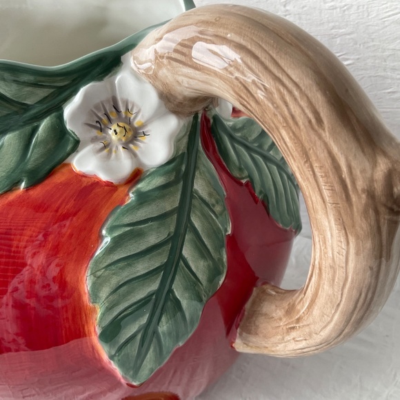 Pfaltzgraff “Delicious” Apple Oversize Water / Juice Serving Pitcher - Picture 8 of 14